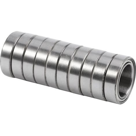 Skateboard bearings, 10 15 4 mm double shielded ball bearings, thin-cut wheels, household appliances, garden machinery for electric motor applications (1/5)