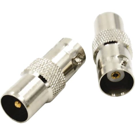 BNC-Buchse / HF-Steckeradapter