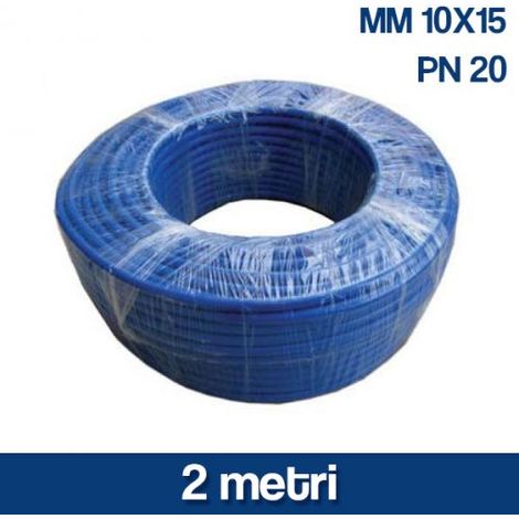 MT 2 TUBO PER IRRORARE IRRORATRICE MM 10X15 PN20 ALTA PRESSIONE (29915/2)