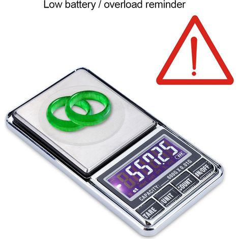 Balance de poche électronique numérique de haute précision USB (600 g/0,01 g) (1/5)