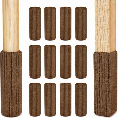 Chaussettes De Chaise - Protection Élastique Pour Pieds De Chaise - Antidérapant - Compatible Tous Types De Pieds - Lot De 24 Pièces (1/5)