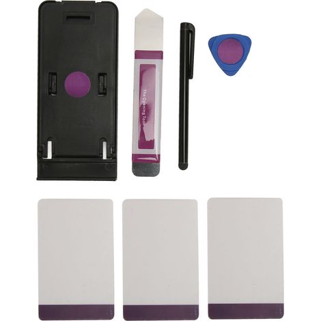 Verre de remplacement pour dos de Galaxy S9 avec cadre de caméra préinstallé et ruban adhésif (1/5)