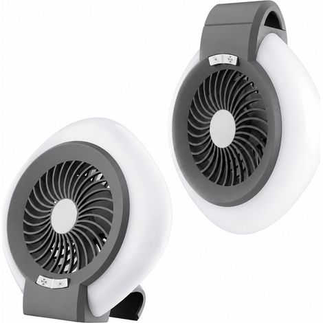 Lanterne-ventilateur de camping portable, 21 LED, lampe de tente extérieure, fonctionne sur piles