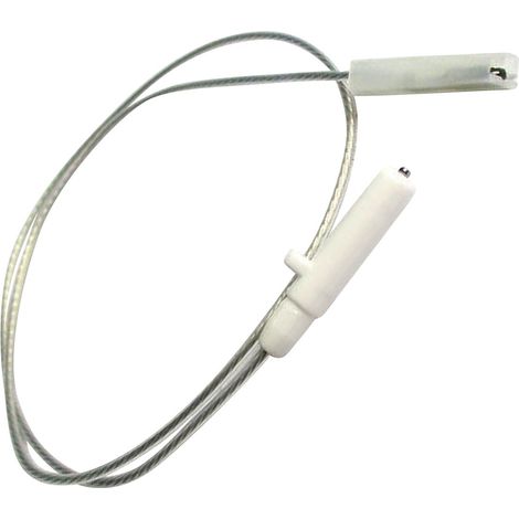 Ersatzteil - Zündkerze 450 mm, original -  - WHIRLPOOL, BAUKNECHT, IGNIS, KITCHENAID, LADEN, IKEA