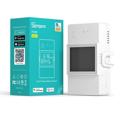 Interruttore Intelligente élite 16a Wifi Misura Consumo Elettrico Sonoff Powr316d (1/5)