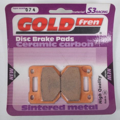 Plaquette de frein Gold Fren pour Moto Suzuki 125 RG gamma 1986 à (1/2)