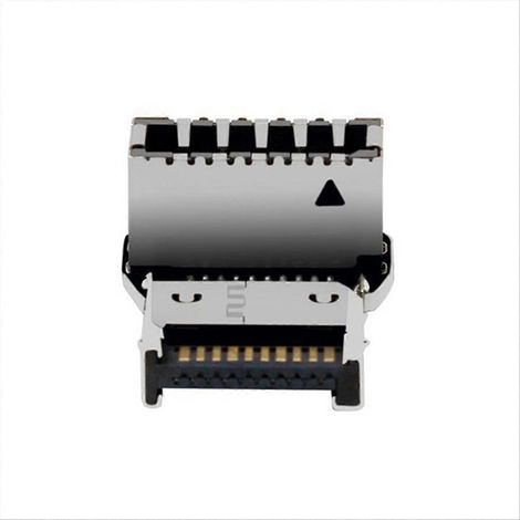 Adaptateur convertisseur de câblage USB 3.1 10G Type-C frontal pour carte mère d'ordinateur à 90 degrés (Type-E) (1/5)