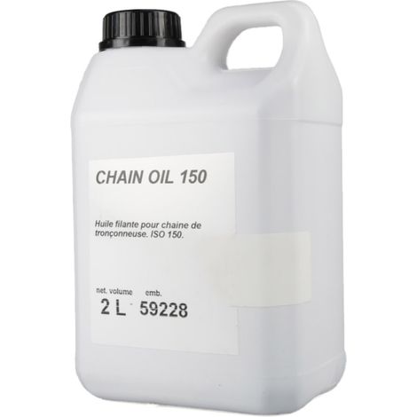 Huile de chaîne filante ISO 150 pour tronçonneuse - 2 litres