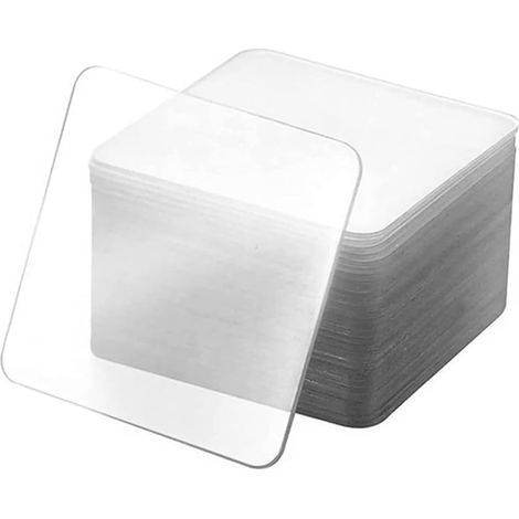 Nano Klebeband Double 30 Stück Acryl Stark Haftend Weiß