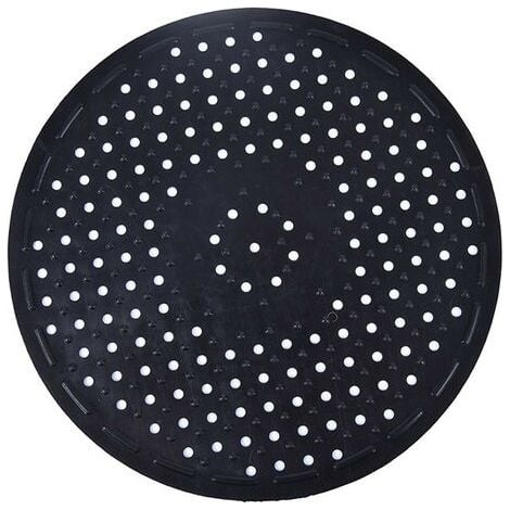 Tapis d'évier en caoutchouc tapis de bassin tapis de filtre à eau de cuisine tapis antidérapant pour évier noir, noir, paquet de 1 (1/4)