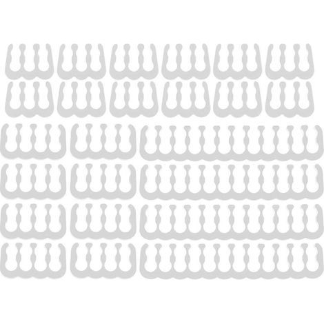 24 PC-Kabelkämme (24-Pin-, 8-Pin- und 6-Pin-Mainboard-Anschlüsse) für Computer – 5,3 x 1 cm – Weiß (1/3)