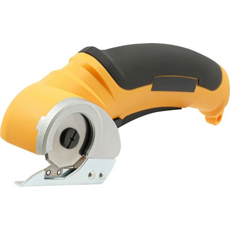 Taglierina elettrica per tessuti senza fili, forbici elettriche universali, per tessuti, tappeti e cartone, guida di taglio multistrato, batteria ricaricabile da 4,2 V