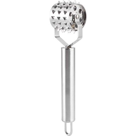 Rouleau Attendrisseur De Viande En Acier Inoxydable,Attendrisseur De Viande Roulant, Marteau De Maillet De Poulet À Steak De Boeuf À Rouleau Fort, Marteau De Maillet De Viande De Cuisine Pour Boe (1/5)