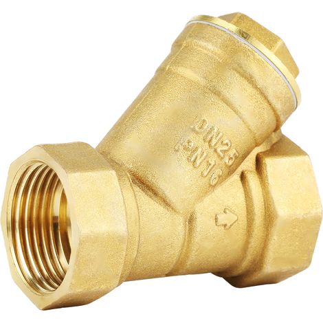 Raccord de vanne de filtre en laiton en forme de Y, filetage femelle BSPP 1". (1/5)