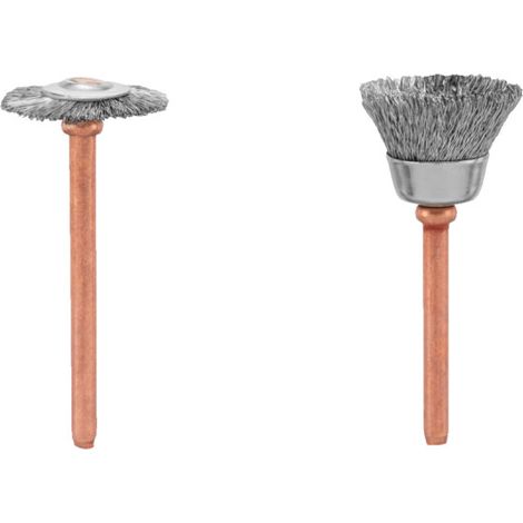 Set di 2 spazzole RYOBI in acciaio al carbonio - RAR202-2 - 13 mm e 19 mm