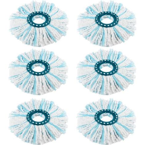 4 Pcs Tête de mop de Remplacement, Compatible avec Le Leifheit Clean Twist Mop, Chef de vadrouille de Remplacement pour Set de mop (1/5)
