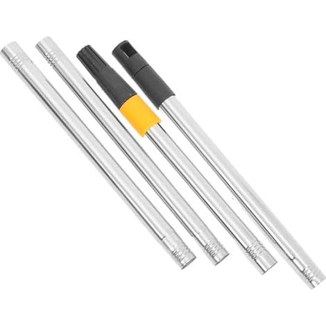Perche d'extension en acier inoxydable pour rouleaux à peinture, réglable, argentée Perche d'extension télescopique pour la peinture des murs et des plafonds (1/5)