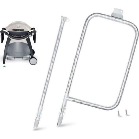 Tube Brûleur en Acier Inoxydable Convient pour WeberQ300, Q320, Q3000, Q3200 Série Gas Grill (Pièces de Rechange de 60036/65032) (1/4)