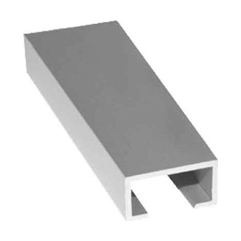 LISTELLO POUR REVÊTEMENTS 'PLAT' H. 10x8 mm - satiné -