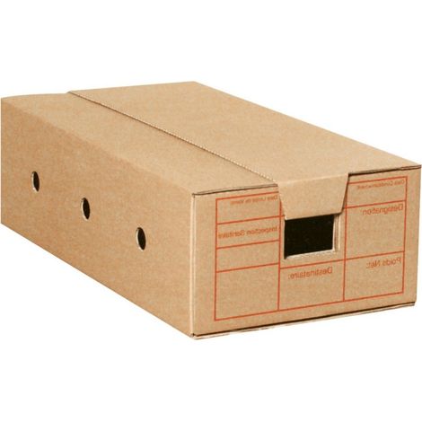 Caisse viande ÉCRU 400 x 300 x 160mm - PAL 440 CAISSES (1/5)
