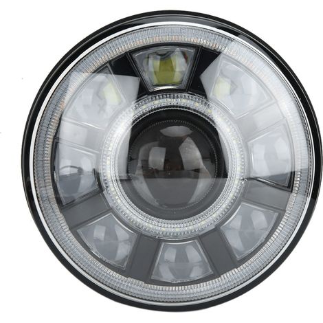 Phare rond à DEL de 7 pouces pour Jeep Wrangler JK TJ CJ JL 97-17 (1/5)