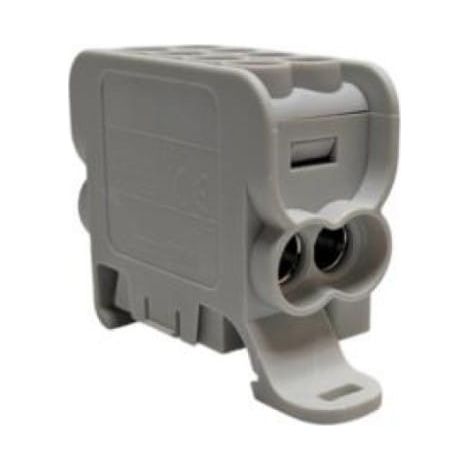 Bloque de distribución HLAK25 (MAG) 1P gris 2xAl/Cu 25mm+16mm 1000VAC/1500VDC MAG1251A00