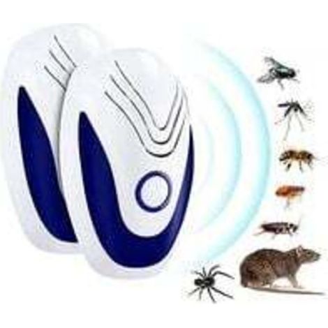 Ultraschall-Mäuse- und Rattenabwehrgerät – Stecker gegen Nagetiere wie Mäuse und Ratten – Crezuo