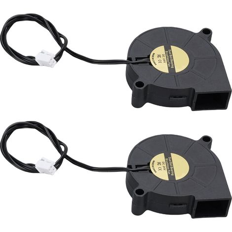 2 pièces de remplacement de ventilateur de refroidissement de carte mère d'imprimante 3D pour CREALITY K2 PLUS ventilateur de carte mère à double roulement à billes 5015 (1/5)