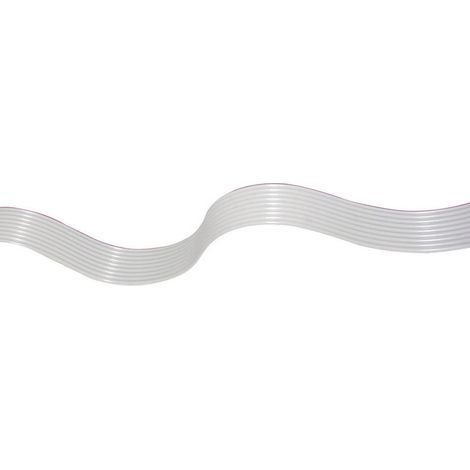 econ connect 28AWG44RM1 Flachbandkabel Rastermaß: 1 mm 44 x 0.08 mm² Grau 30.50 m