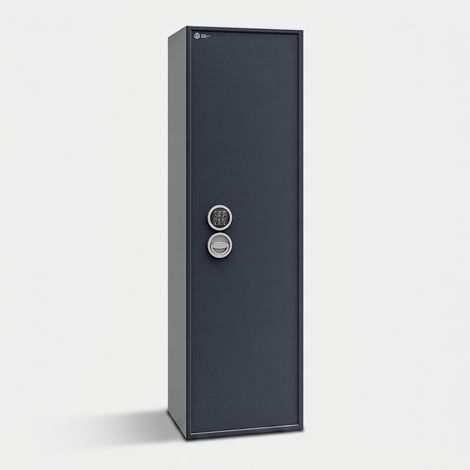 Armadio blindato portafucili elettronico Siegen Max S1 Imp 45x35 - Grigio Scuro (1/4)