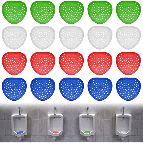 20 Pack Scented Urinal Filter, Urinal Separator, Long Lasting Scent, for Public Toilets in Hotels, Shopping Malls, Schools and Other Places (1/5)
