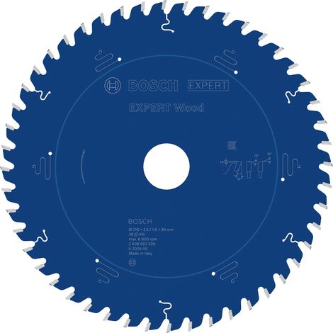 Bosch Wood Circular Saw Blade 216 x 2.6/1.6 x 30 mm T48 2608902206 (1/5)