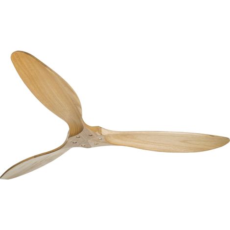 Tenerife de KlassFan - Super destratificateur et ventilateur DC 166 cm Chrome pales bois sombre sans Lumière  30 à 60 m² (1/5)