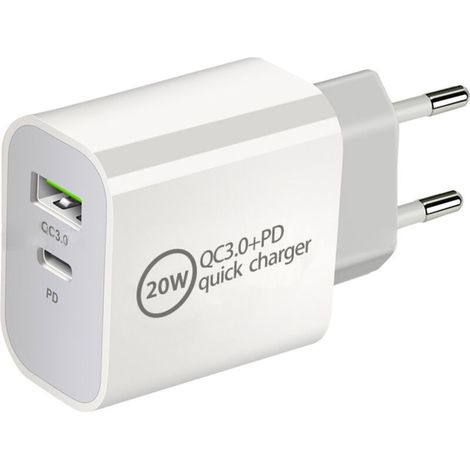 Convient au chargeur Apple 13PD 20WPD tête de charge (1/5)