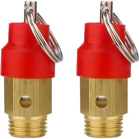 Regulador de presión de latón para compresor de aire - 2 piezas, rosca macho 8 bar 1/8 - Repuestos