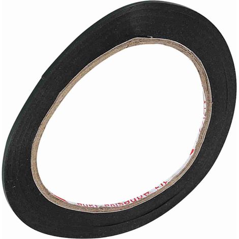 Ruban Adhésif Double Face Noir - Super Fort et Résistant - 10m x 2mm x 0.3mm - Écologique (1/5)