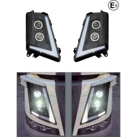 Комплект LED Фарове с къси, дълги и дневни DRL светлини за VOLVO FH4 / FM4 2012+