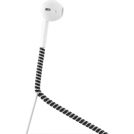 3Types 55 Pouces Protecteur USB Universel Couvercle de câble de données coloré, pour câbles de Chargement Android (Noir Gris Blanc) (1/5)