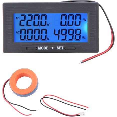 YB5142DM 0-500V Intelligent Digital LCD Display AC Voltage Current Tester Meter (4) (1/5)
