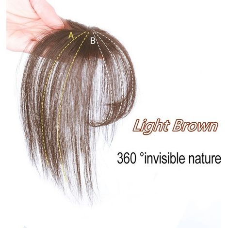 Perruque 3D frange aérienne invisible, extension capillaire sans couture, fine et nette, frange légère