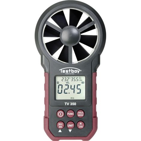 Testboy TV 350 Anemometer  0.8 bis 30 m/s