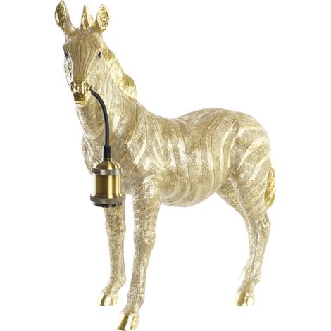 Tischlampe in Harz 55x22x51 Goldener Zebre Material Multicolor -Farbfamilienlampen Details Details (1/4)