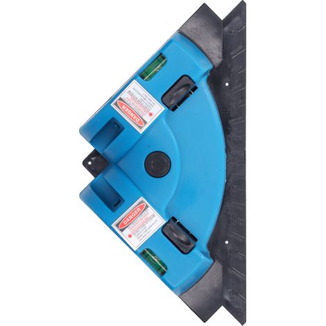 Niveau infrarouge à bulles doubles pour un alignement précis, petit outil de niveau laser avec 2 ventouses pour bois et carrelage. (1/5)
