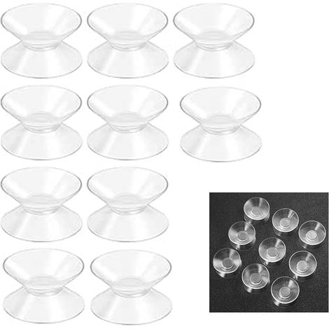 Filiyano-10 ventouses double face, petites et transparentes (1/5)