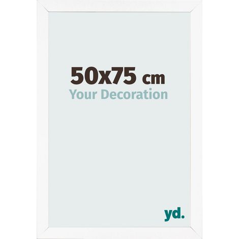 yd. - Cadre photo 50x75 - Blanc Mat - MDF - Bologna (1/5)