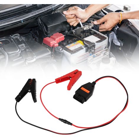 Batterieladeklemme, Notstromversorgung, OBD2-Anschluss für Steuergerät, Stromausfallschutz, Speicherkabel (1/5)