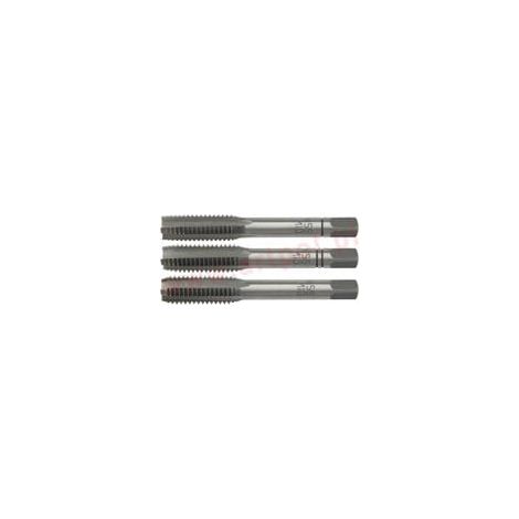 Taraud M 4x0,70mm, jeu de 3 pièces.