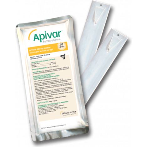 Apivar strisce (confezione da 10 strisce - principio attivo amitraz)