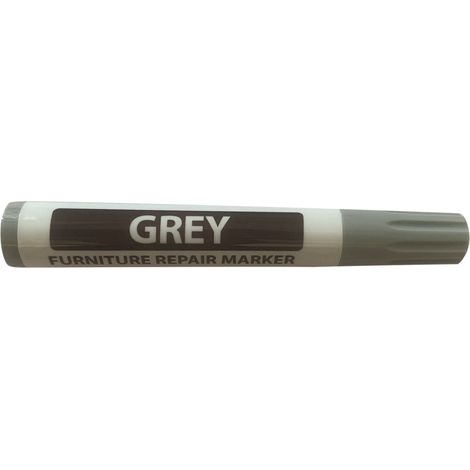 Stylo de retouche peinture gris pour meubles et sols, 2,5 ml, contenant 1 stylo de retouche. (1/5)