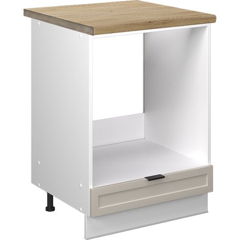 Meuble pour four Fame-Line, GrisBeige, 60 cm, PT Chêne, Vicco